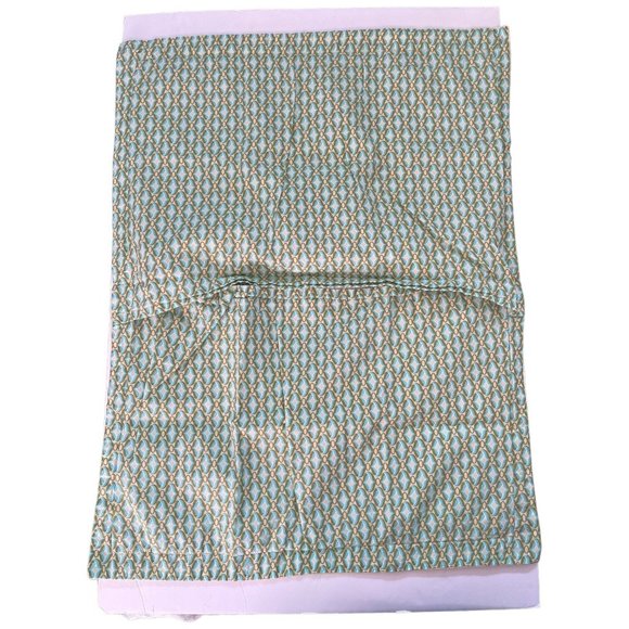 One Echo Teal Medallion Design Standard Pillow Sham Multicolor Boho 100% Cotton - Picture 5 of 9